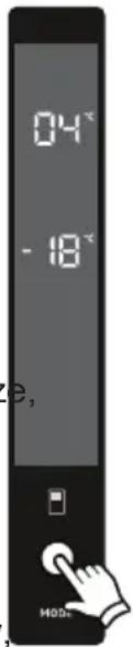 ELECTROLUX LNC7ME32W3 - Regolazione della temperatura del frigorifero - 1
