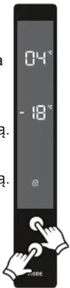 ELECTROLUX LNC7ME32W3 - Įspėjimo apie atidarytas dureles funkcija - 2