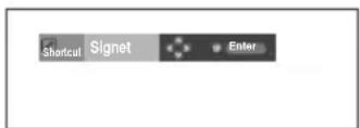 Shortcut Signet Enter