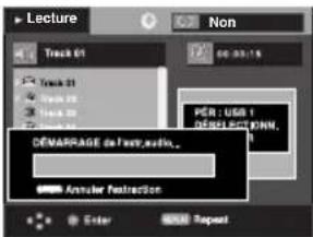 Lecture Non Track 01 Track 02 Track 03 DEVAREPAGE de l'acte, audio... Enter Enter Repeat