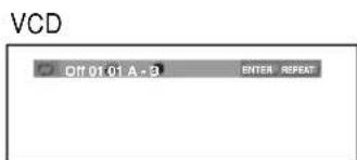 VCD Off 01 01 A - B ENTER REPEAT