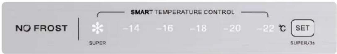 Frilec BREMEN252NF040CW - Temperature and mode setting - 1