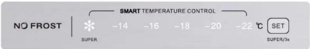 Frilec BREMEN252NF040CW - Temperatuur en Modus instellen - 1
