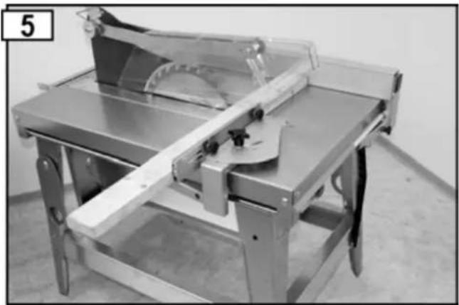 ATIKA BTK 400 - Rabatarea opritorului longitudinal - 4