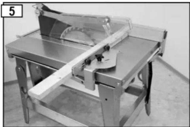ATIKA BTH 450 - Folding out the table extension - 3