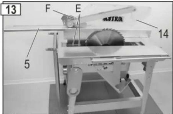ATIKA BTK 500 - Remplacement de la lame - 3