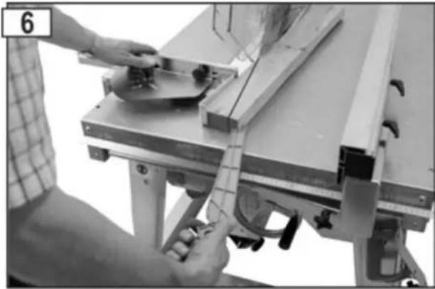 ATIKA BTK 500 - Cutting wedges using the wedge cutting stop - 1