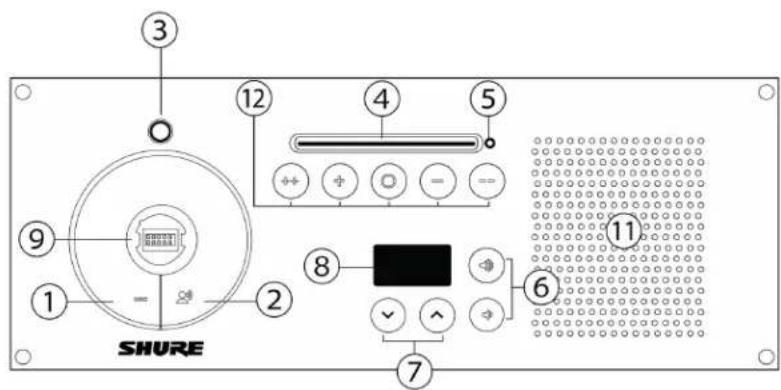 SHURE MXC416DF - Unité de vote MXC630-F - 1