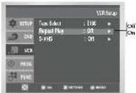SAMSUNG DVDV70 - VCR VCRepeat Play Selecting the Recording Speed - 2