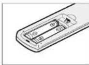 SAMSUNG DVDV70 - Inserting Batteries in the Remote Control - 3