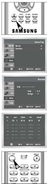 SAMSUNG DVDV70 - Utilisez la programmation ShowView™ \* (DVD-V80 / DVD-V85) - 1