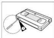 SAMSUNG DVDV70 - Protégez une cassette enregistrée - 1