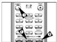 SAMSUNG DVDV70 - Utilisez les touches téléviseur de la télécommande \* (DVD-V80 /DVD-V85) - 2