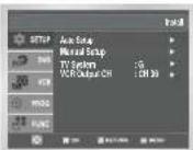 SAMSUNG DVDV70 - VCR Changing the Preset Station Table - 2