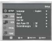 SAMSUNG DVDV70 - VCR Presetting the Stations Manually - 1