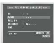 SAMSUNG DVDV70 - VCR Réorganisez et nommez les chaînes mémorisées - 2