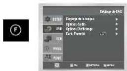 SAMSUNG DVDV70 - DVD DVDConfiguration des options de langue - 1