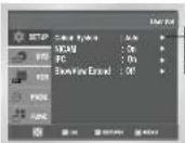 SAMSUNG DVDV70 - Selecting the Colour Mode Intelligent Picture Control - 2