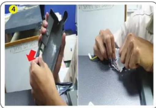 SAMSUNG RT62K7115BS - Az ajtók megfordítása - 4