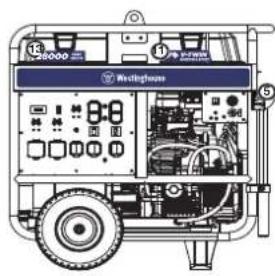 WESTINGHOUSE WGen20000c - ÉTIQUETTE D'ACTION - 2