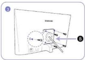 Diagram of a mechanical device with labeled components and directional arrows, including annotations ③ and ⑥.