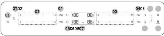 SAMSUNG NZ64B5067YJ - Pannello di controllo - 1