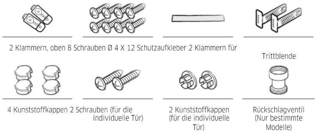 SAMSUNG DW60BB890UAPET - Aufstellen des Geräts - 25