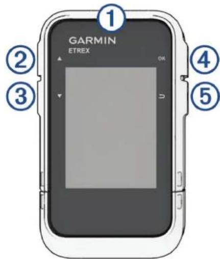 GARMIN eTrex SE - Présentation de l'ordinateil - 1