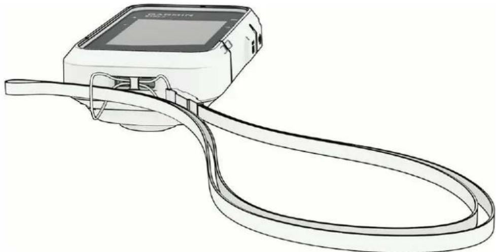 GARMIN eTrex SE - Fixation d'un cordon - 1