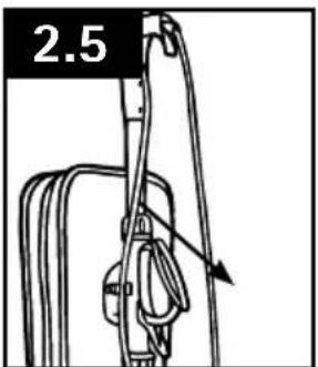 HOOVER TaskVac CH53000 - attaCH uPPeR Handle - 3