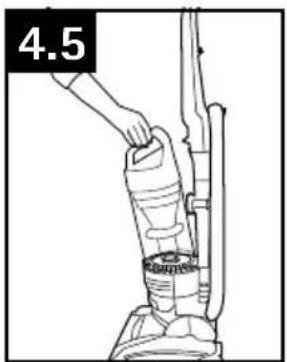 HOOVER TaskVac CH53010 - Como vaciarlo - 3