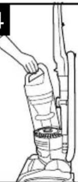 HOOVER TaskVac CH53010 - ConeXión del ContenedorR PaRa PolVo - 1