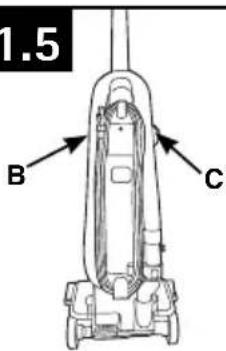 HOOVER TaskVac CH53010 - uBiCaCión de los aCCesoRios - 1