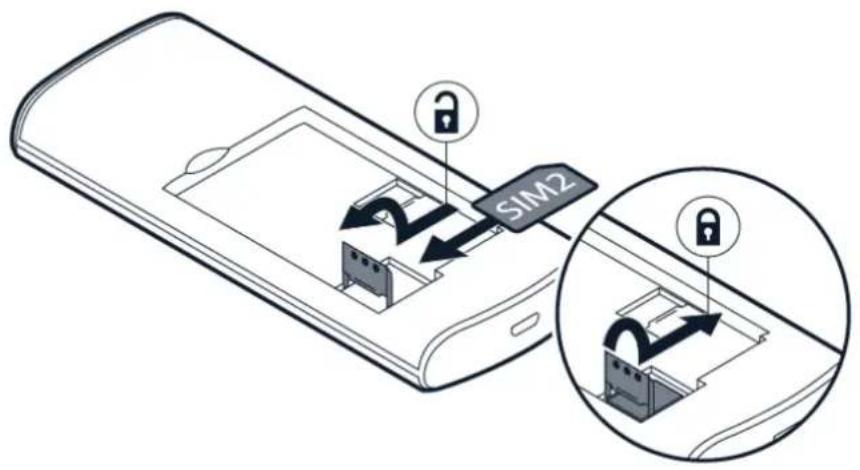 NOKIA 105 4G 2021 - Insérer la carte SIM - 2