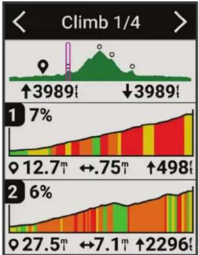 GARMIN Edge 840 Solar - Utilisation du ClimbPro - 1
