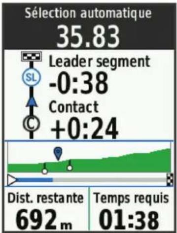 GARMIN Edge 840 Solar - Course contre un segment - 1