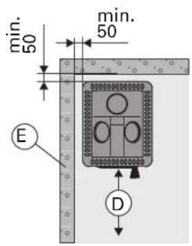 HARVIA M series WKPM3 - Distances de sécurité - 3