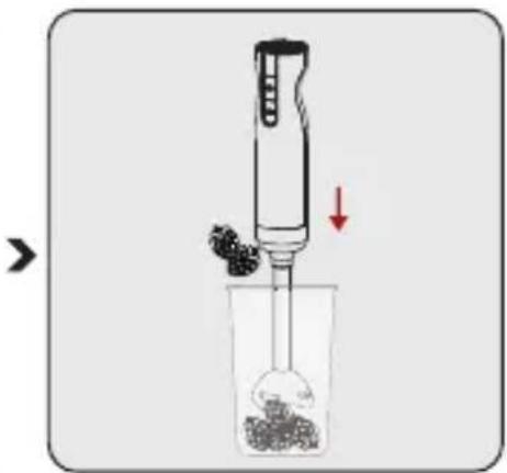 BEKO HBA 62721 W - Mixing and chopping with chopping blade - 2
