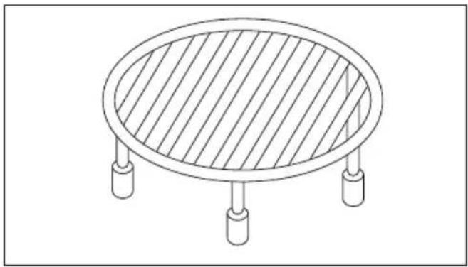 BEKO MGC20100B - Support du plateau tournant - 2