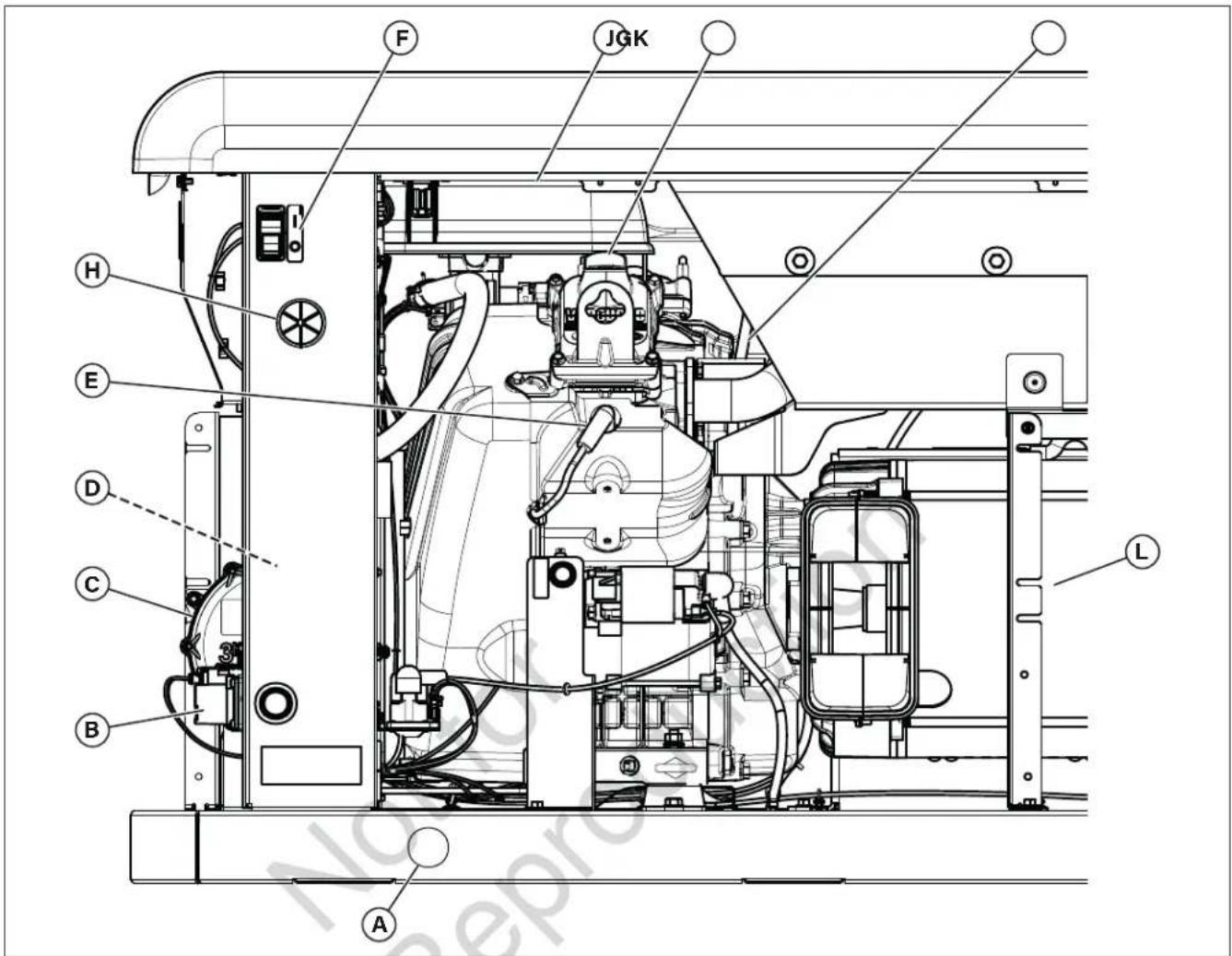 BRIGGS & STRATTON Power Protect 20kW - Back View - 1