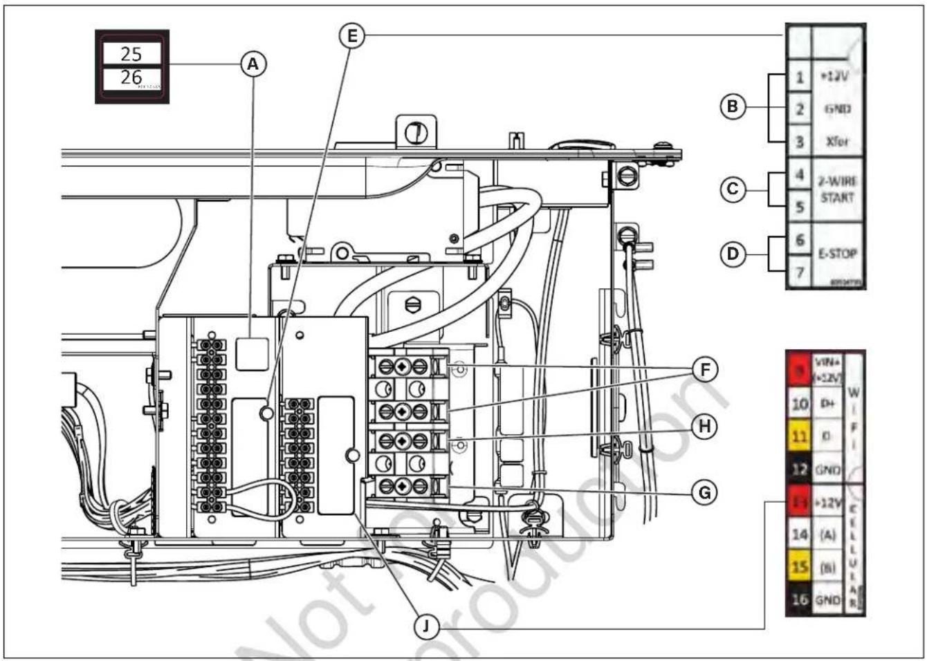 BRIGGS & STRATTON Power Protect 17kW - Ubicación del conector del sistema - 1