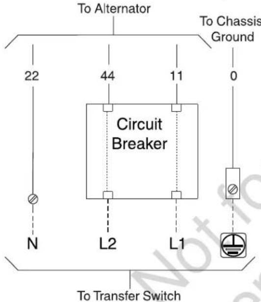 BRIGGS & STRATTON Power Protect 12kW - AC System Connections - 2
