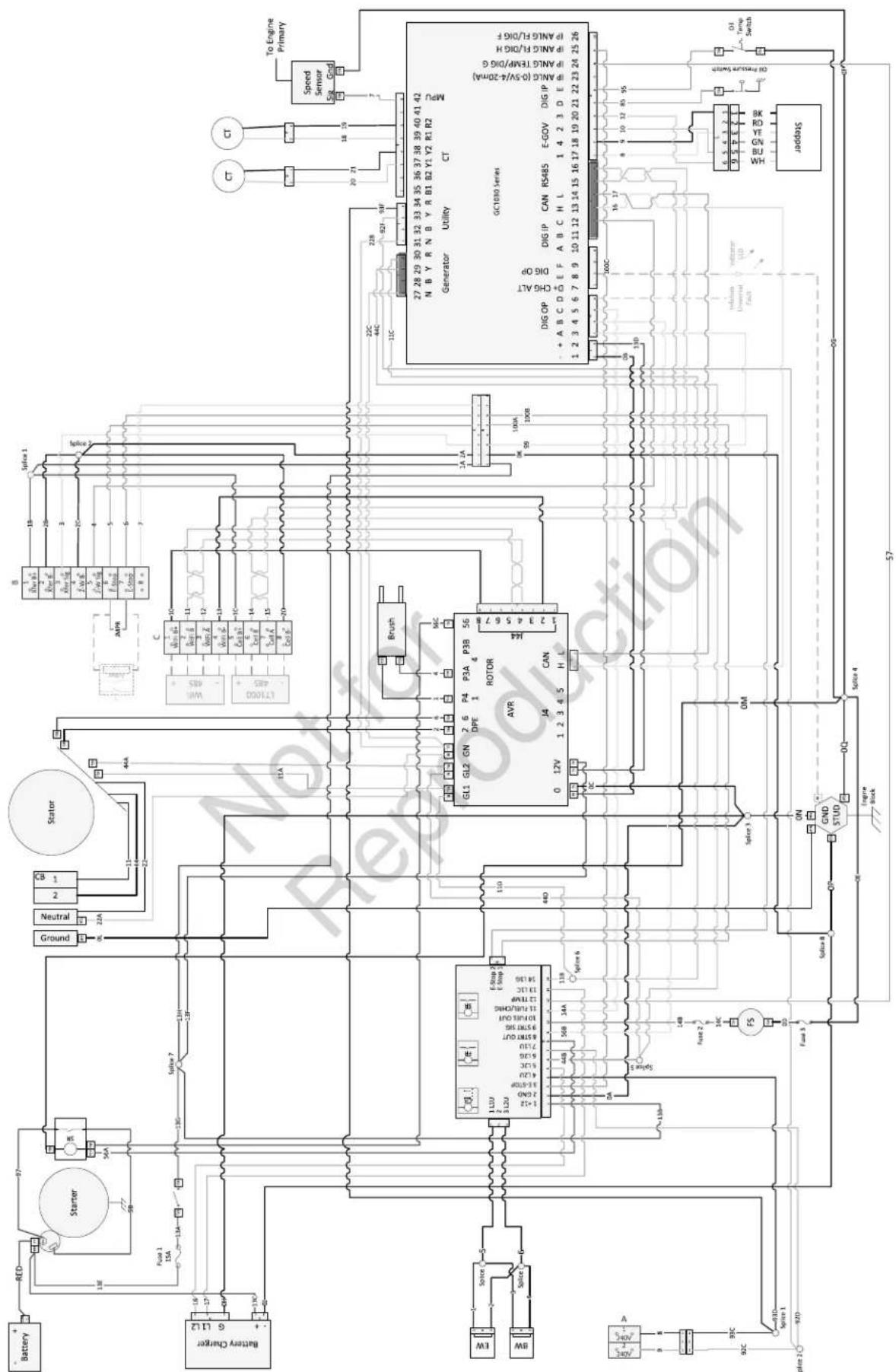 BRIGGS & STRATTON Power Protect 12kW - Diagrama y esquema de cableado - 1