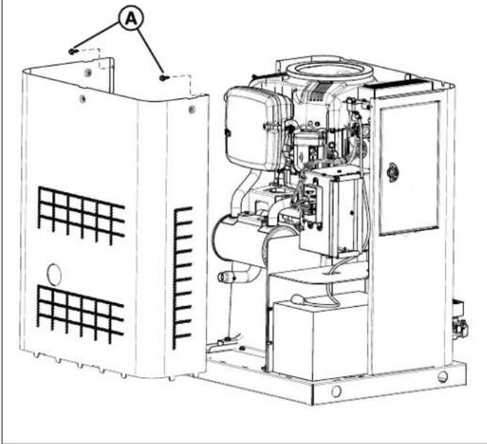 BRIGGS & STRATTON Power Protect 12kW - Front Panel Removal and Installation (Figure 11): - 1