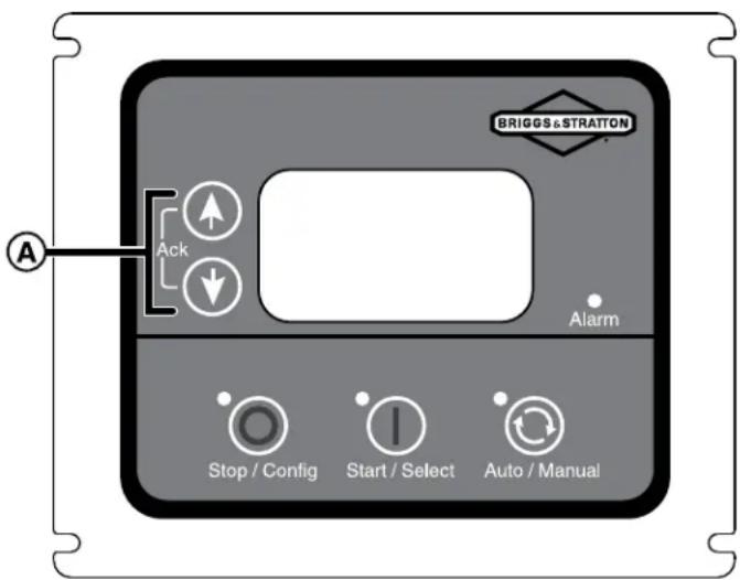 BRIGGS & STRATTON Power Protect 12kW - Acknowledge and the Reset Alarms - 1