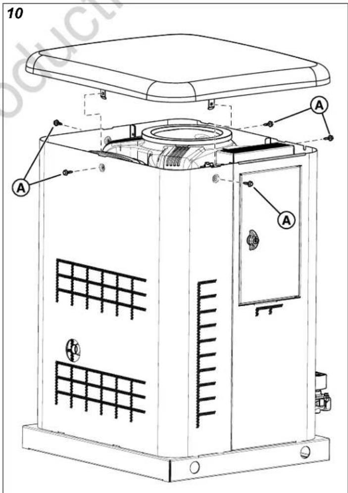 BRIGGS & STRATTON Power Protect 12kW - Access Panels - Installation and Removal - 2