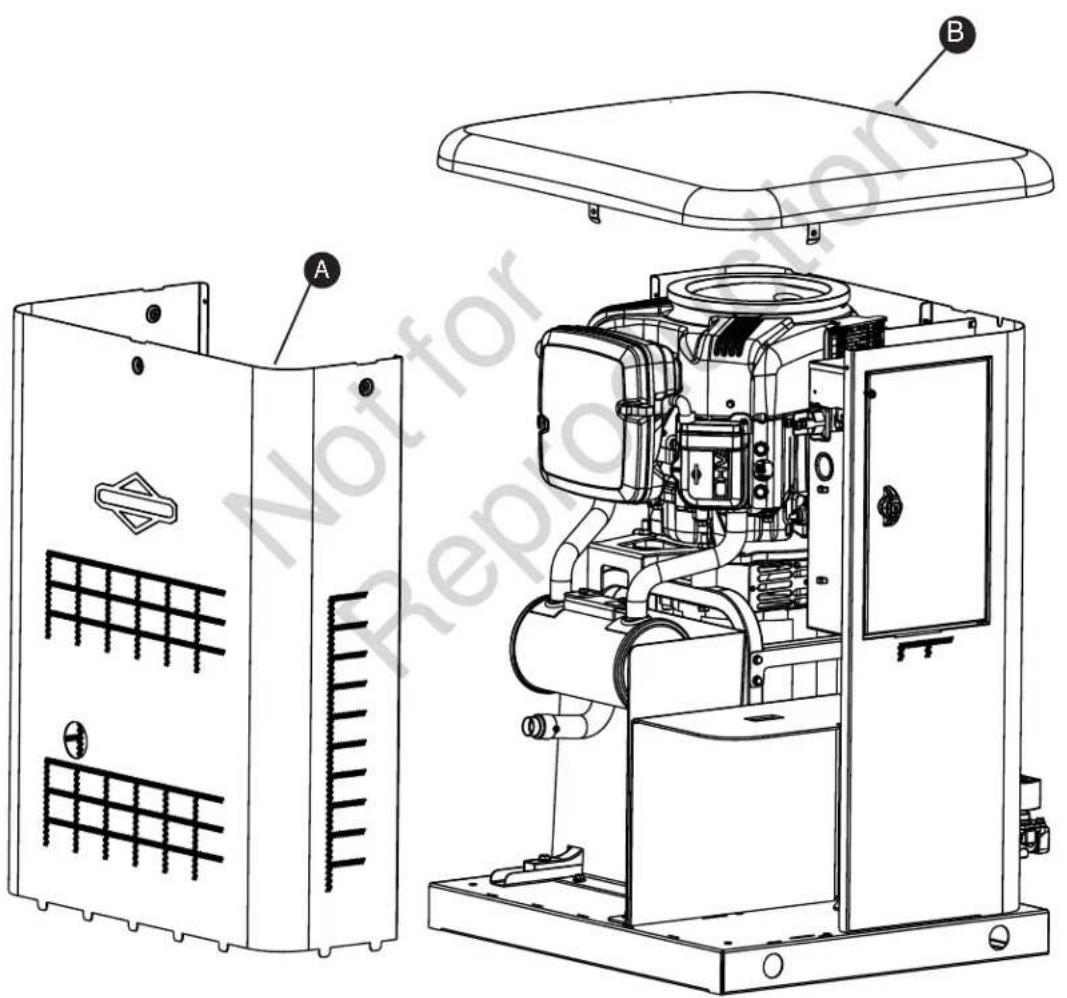 BRIGGS & STRATTON Power Protect 10kW - Access Panels - 1