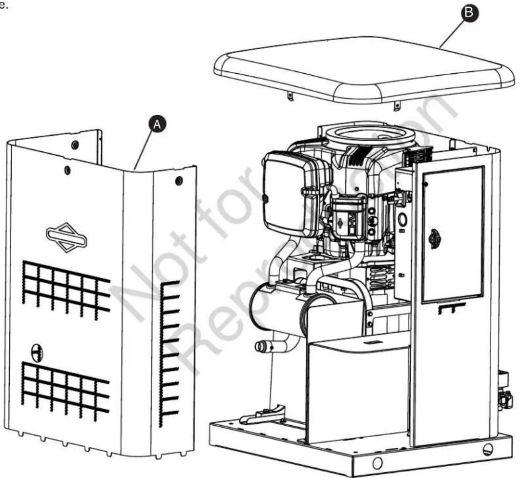 BRIGGS & STRATTON Power Protect 10kW - Ancrage de l'appareil à une base en béton - 2