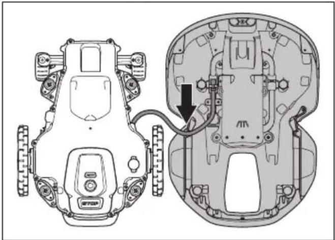 HUSQVARNA Automower 320 NERA - Pour nettoyer la carrosserie, le châssis et le disque de coupe - 3