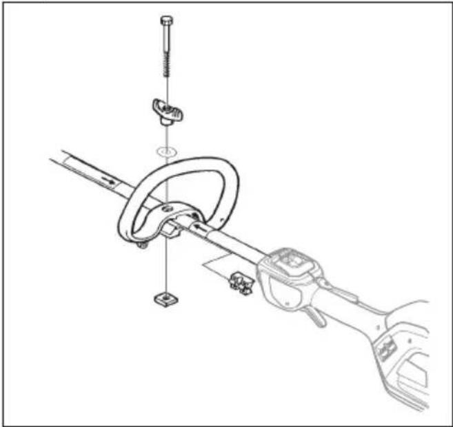 HUSQVARNA 525iLK - Loophandvat monteren - 1